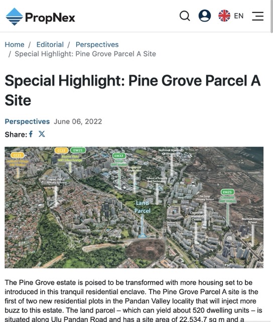 Propnex highlight Parcel A pine grove