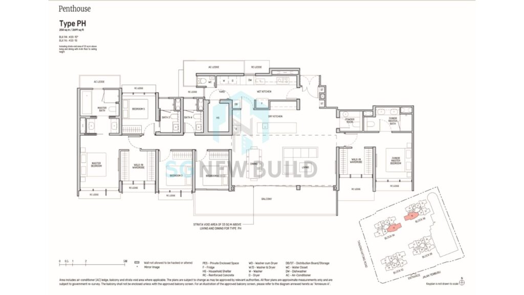 Tembusu Grand Floor Plan Penthouse
