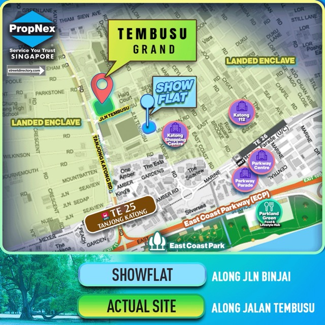 tembusu grand showflat location map Medium